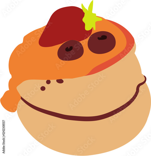 pancake breakfast Illustration