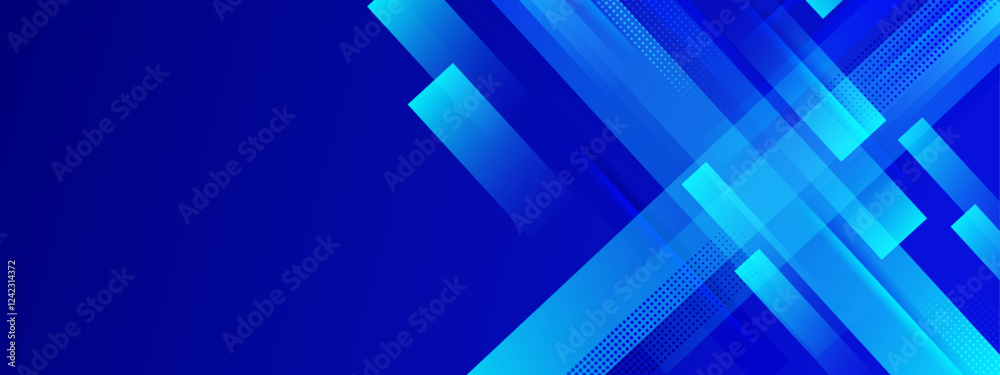 Blue gradient geometric background with overlapping shapes ideal for presentations, business brochures, or digital advertising Blue gradient geometric background with overlapping shapes ideal for presentations, business brochures, or digital advertising