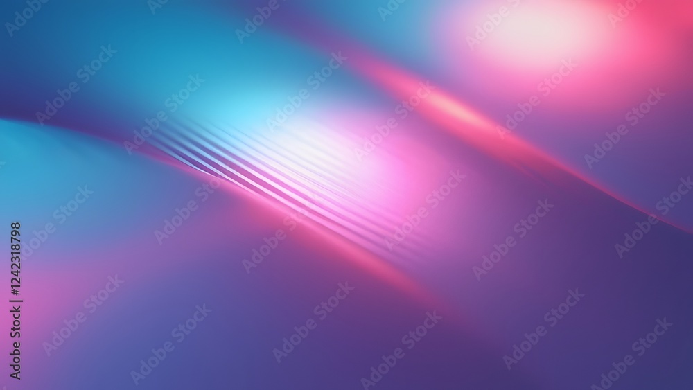 Abstract blue and pink background with some smooth lines in it (3d render). Generated by AI Abstract blue and pink background with some smooth lines in it (3d render). Generated by AI