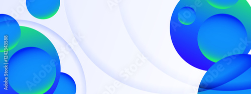 Blue gradient geometric background useful for presentations, digital designs, and marketing visuals