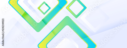 Blue gradient geometric background ideal for technology designs, branding purposes, and digital presentations