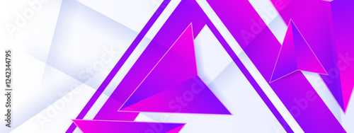Vibrant gradient geometric background ideal for presentations, graphic design, or digital wallpaper settings