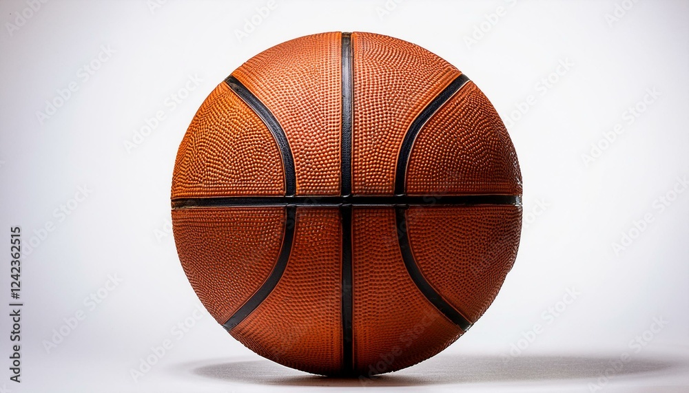 Fototapeta premium Basketball isolated on white. 
