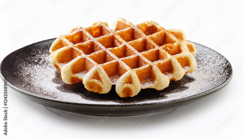 Waffles isolated on white. Belgian waffle isolated on white background. Waffles isolated on white. Belgian waffle isolated on white background.