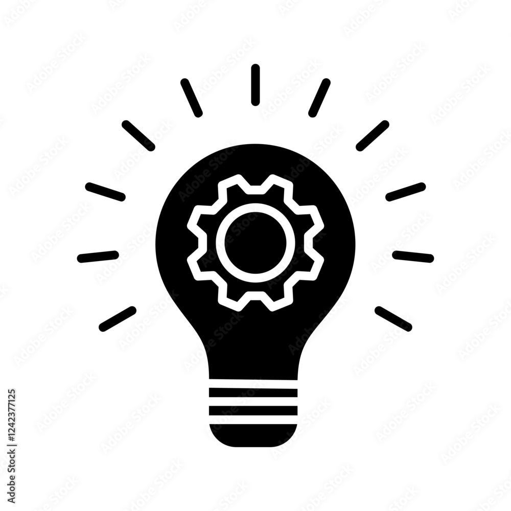 idea creative vector thin line icon idea creative vector thin line icon