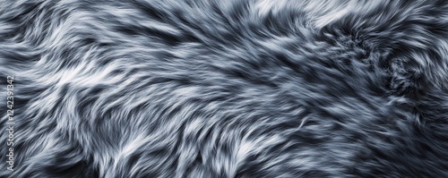 Flowing in the wind: long hair fur background texture