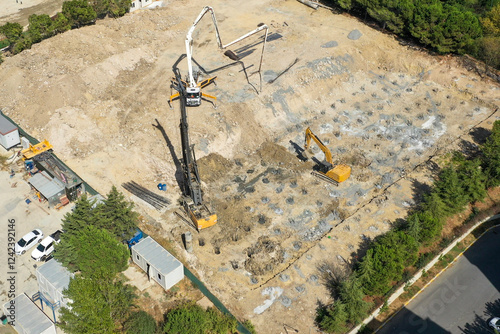 soil improvement method bored pile