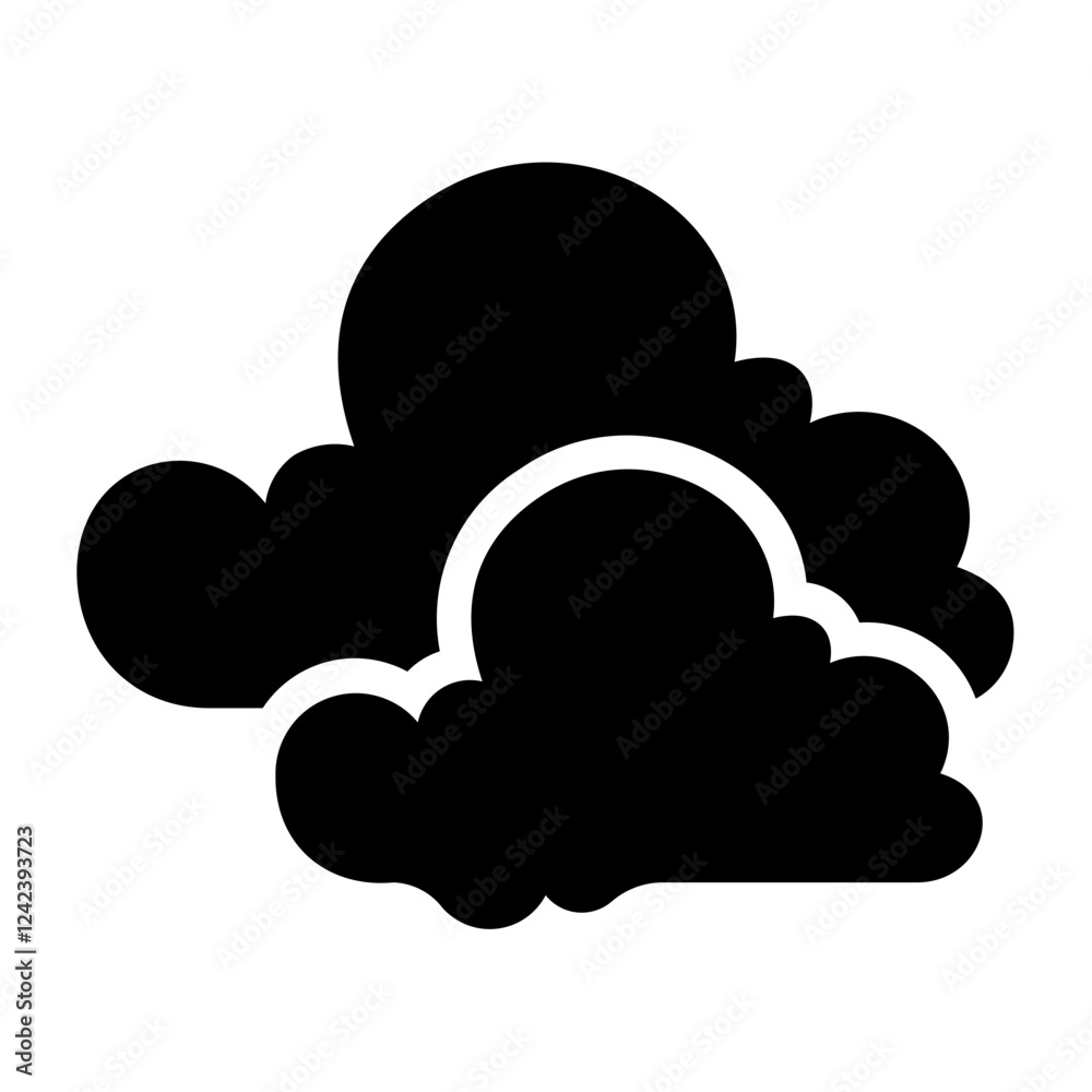cloudy Solid icon cloudy Solid icon