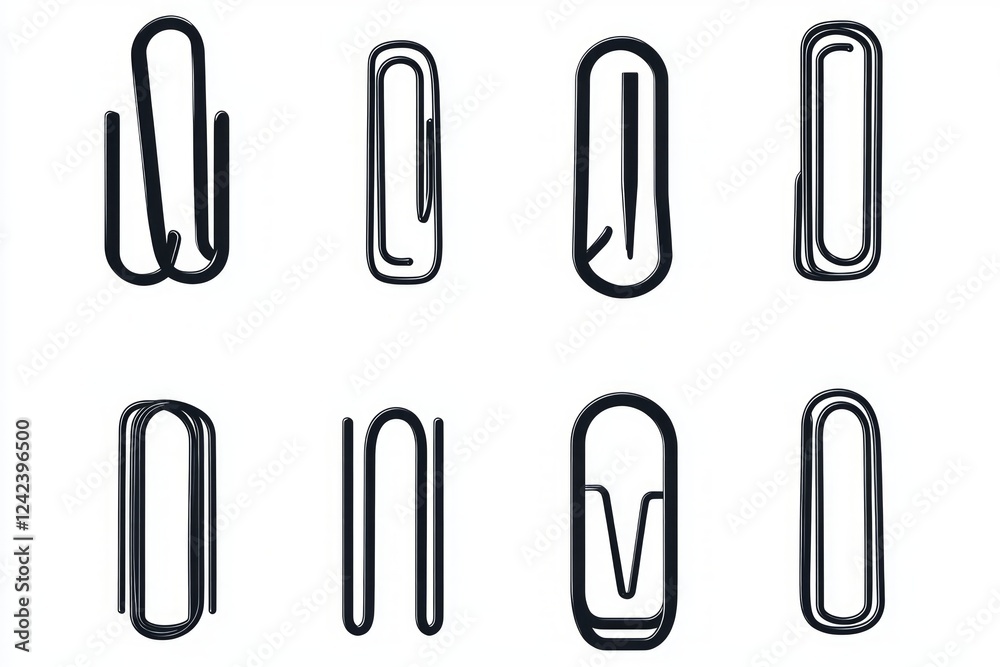 Elegant and Functional Paperclips Design Elegant and Functional Paperclips Design