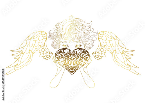 ハートを持つ天使