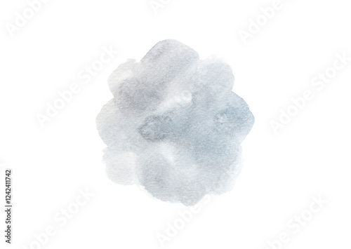a gray watercolor.