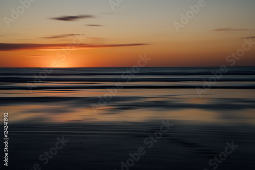 Abstract Sunset Hues at Torrey Pines photo