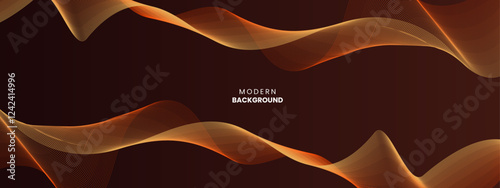 Orange abstract gradient background for artistic designs, digital presentations, and elegant visuals