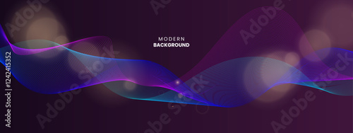 Purple abstract gradient background perfect for digital design, presentations, and modern artwork.