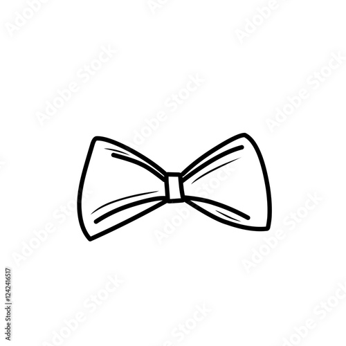 doodle sketch of bow tie