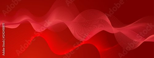 Red abstract gradient background suitable for digital displays, artistic designs, and modern presentations