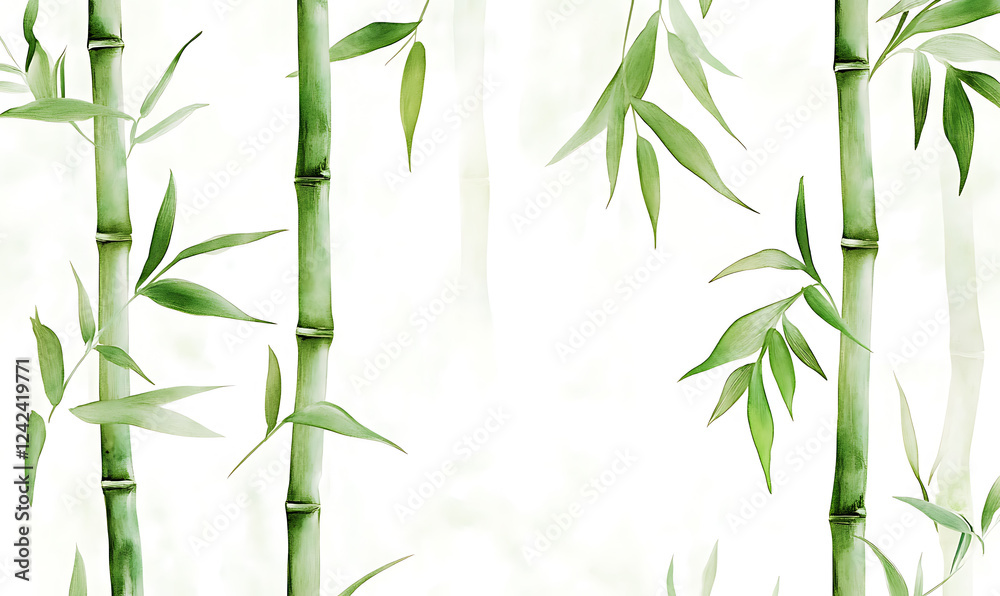 Naklejka premium flowers and leaves in pictures illustrator2D