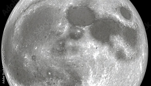 Earth'S Moon - Detailed View Lunar Surface