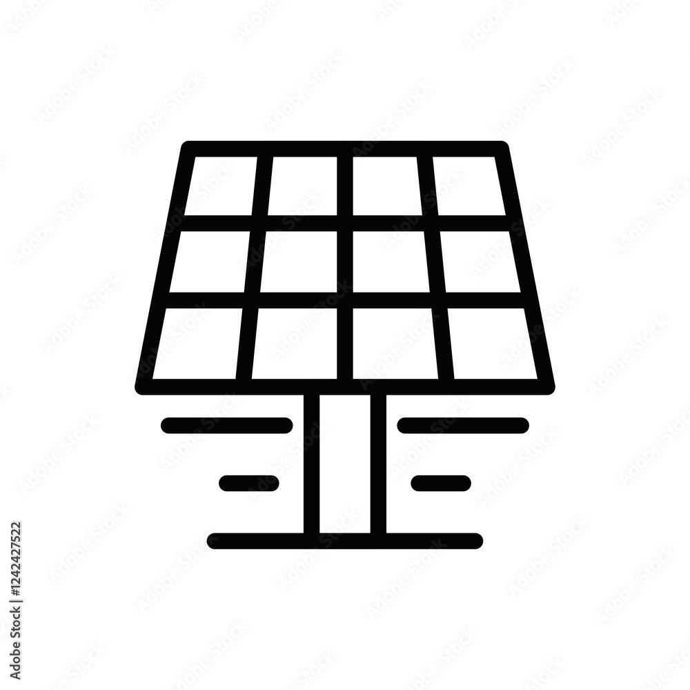 solar panel.. logo icon illustration flat solar panel.. logo icon illustration flat