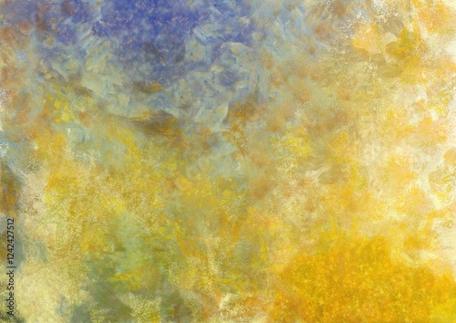 Obraz na płótnie Colorful gradient background with color transitions. Colorful gradient background Chalk illustration gives an impressionist style to the painting. w salonie