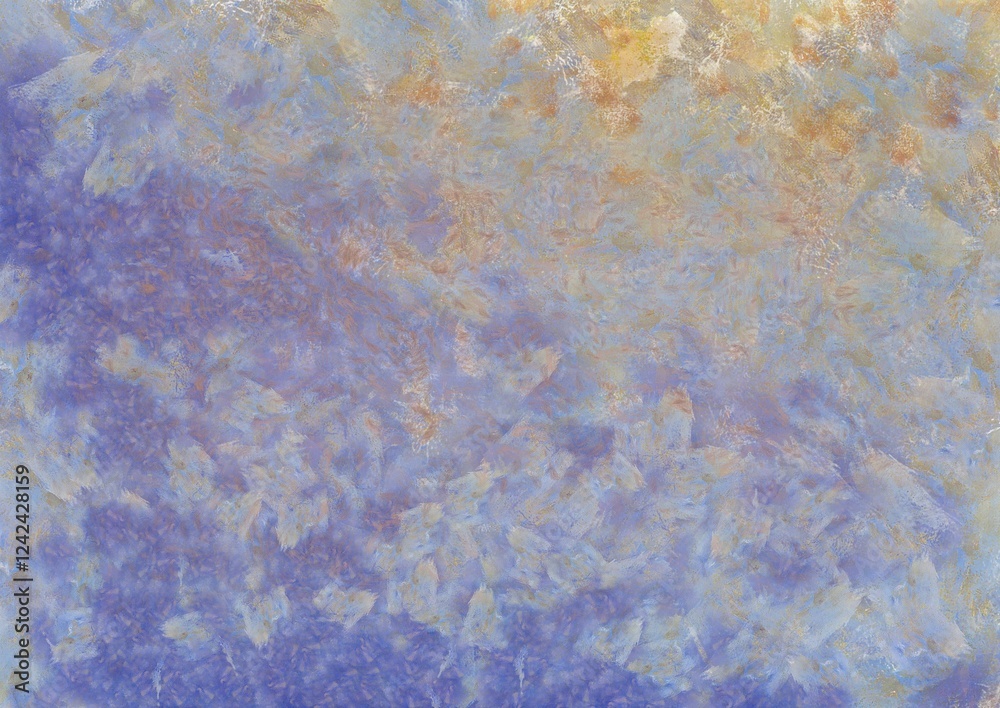 Colorful gradient background with color transitions. Colorful gradient background Chalk illustration gives an impressionist style to the painting.