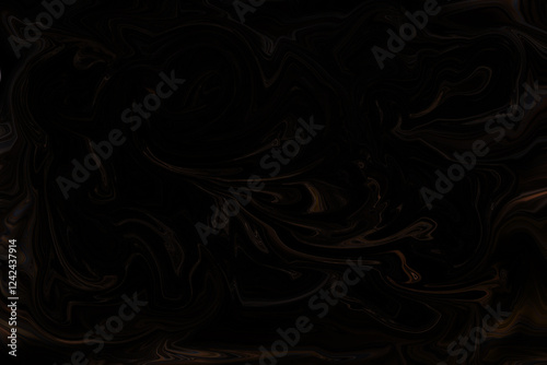 Black and white paint swirl