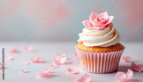 Beautifully Decorated Cupcake for Mother's Day photo