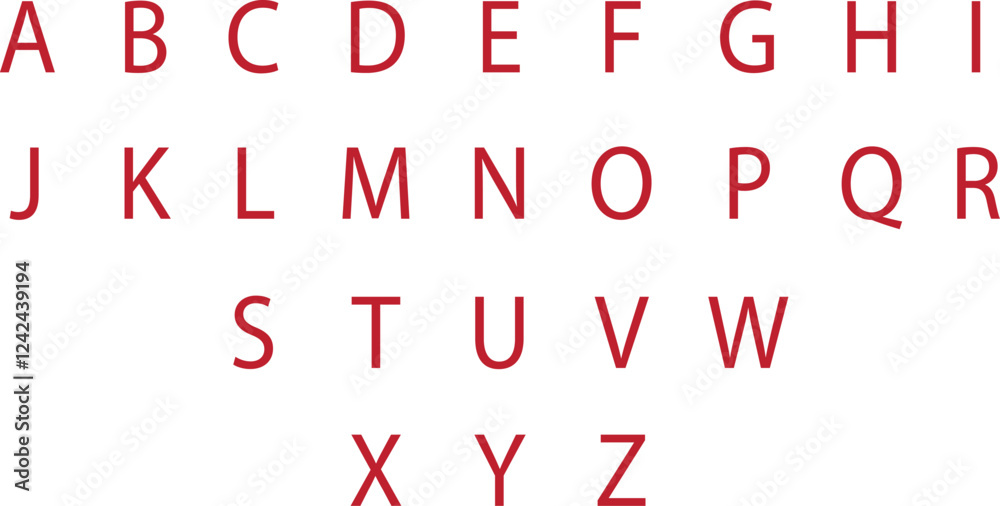 Set of complete Scrabble capital letters English alphabet icons in trendy red colors flat styles. Education signs pictogram vectors illustration isolated on transparent background. Set of complete Scrabble capital letters English alphabet icons in trendy red colors flat styles. Education signs pictogram vectors illustration isolated on transparent background.