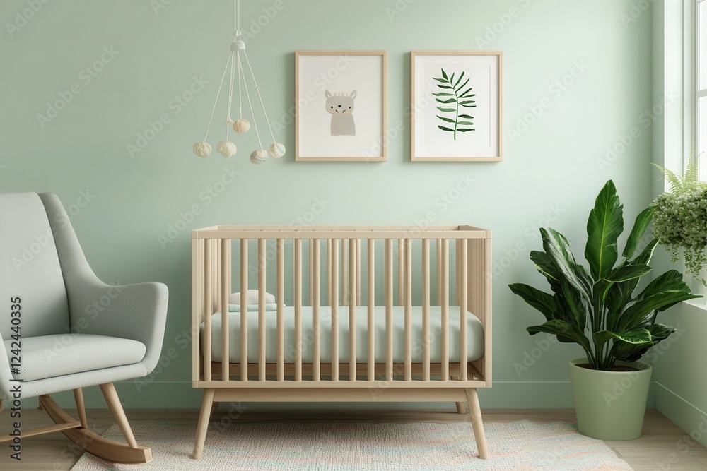 Modern Nursery Design with Minimalist Decor and Soft Colors Modern Nursery Design with Minimalist Decor and Soft Colors