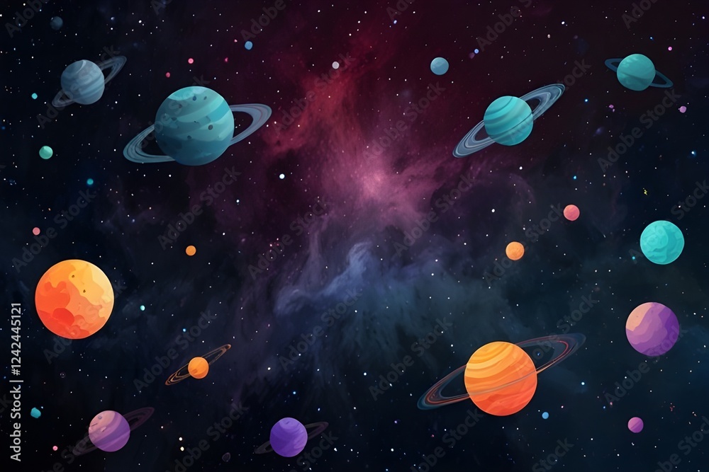 Outer space background Generative AI Outer space background Generative AI