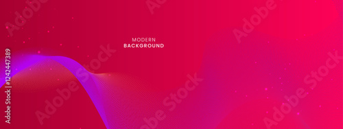 Red abstract gradient background for technology presentations, modern graphic designs, or corporate project templates