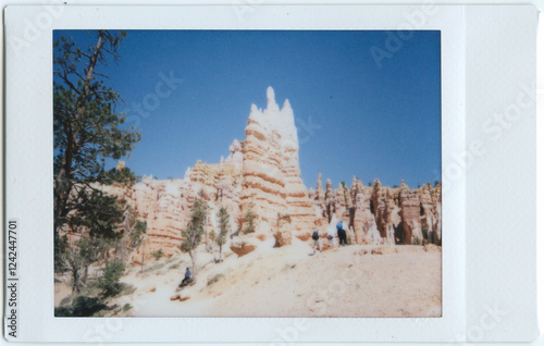 Instax of Landscape in Bryce Canyon National Park photo