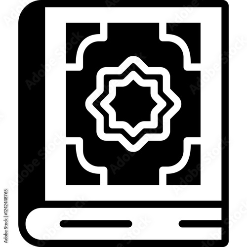 Quran glyph icon