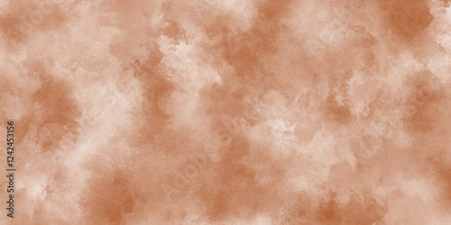 Old brown paper parchment banner with distressed vintage grunge texture, Abstract Background Texture Pattern with brown color, Heavily Mixed Wall Art paper texture, rustic dark wood with stains.