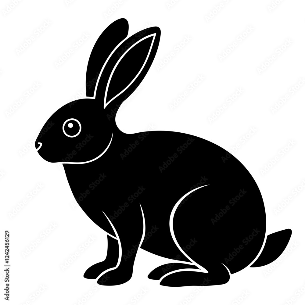 Obraz premium Rabbit Filled Icon