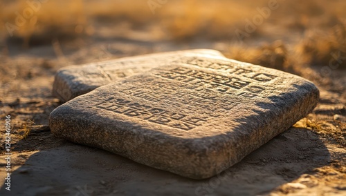 The Stone Tablets Bearing the Ten Commandments: A Symbol of Moral and Spiritual Guidance