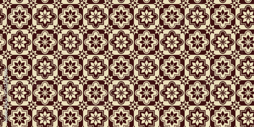 Decorative seamless pattern brown and vanila color, brown pattern, decoration pattern,