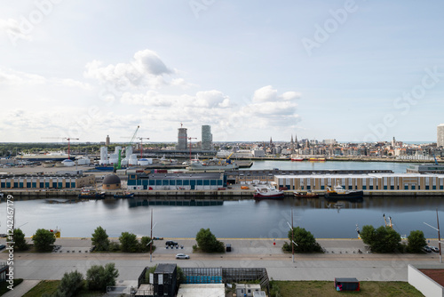 harbor and cityscape photo