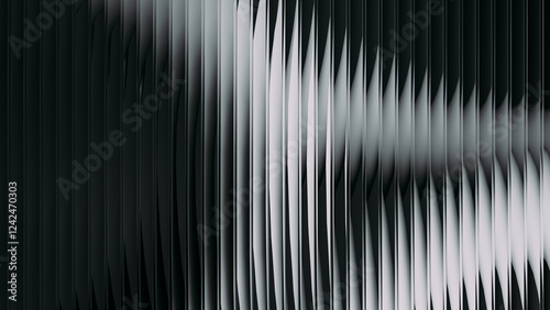 Captivating abstract patterns cast through glass reflections photo