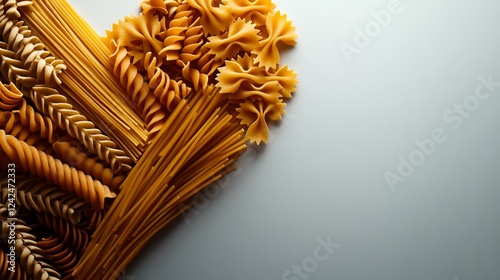 Aromatic Pasta Assortment: A Culinary Heart photo