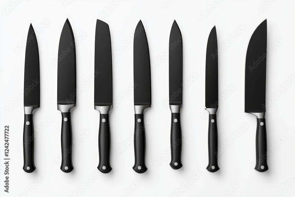 Elegant Collection of Professional Kitchen Knives - A Must-Have for Every Home Chef Elegant Collection of Professional Kitchen Knives - A Must-Have for Every Home Chef