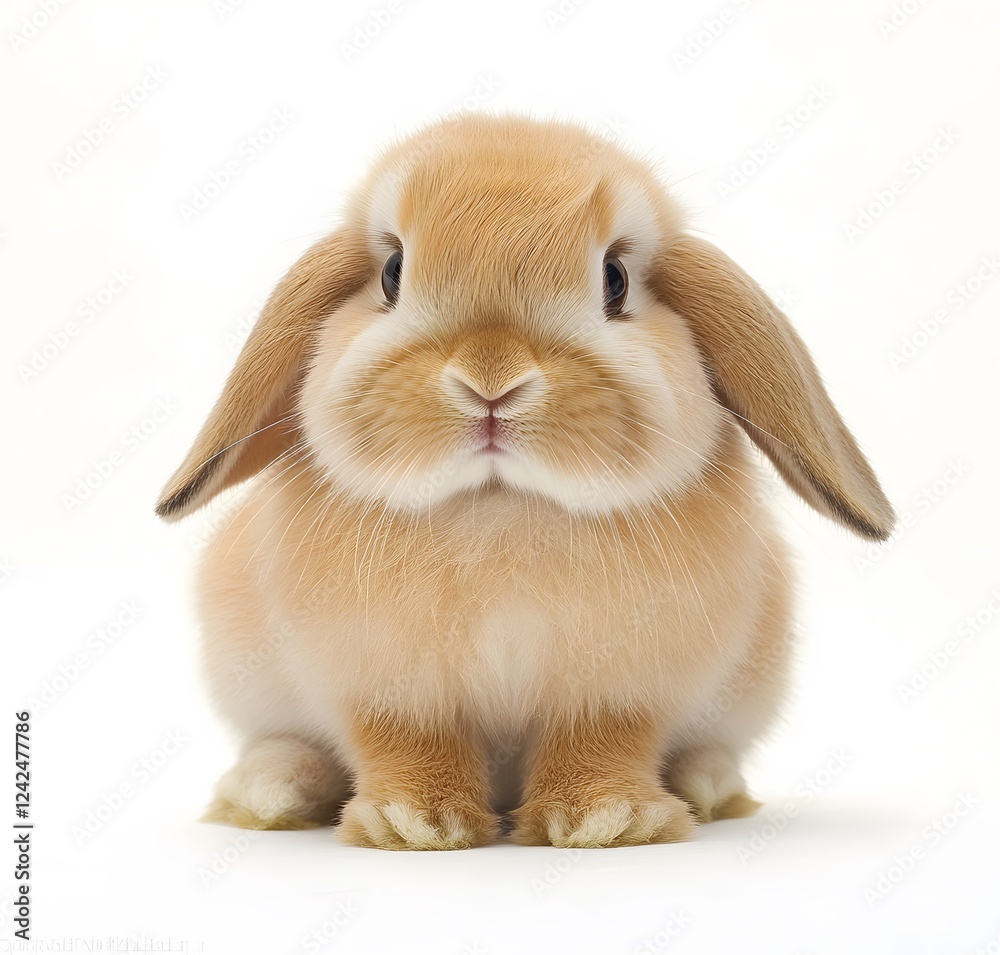 Adorable Light Brown Lop Eared Baby Rabbit Adorable Light Brown Lop Eared Baby Rabbit