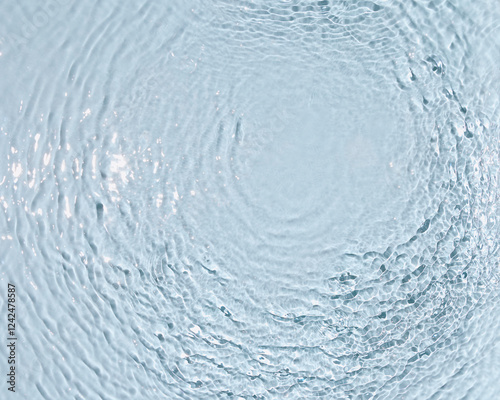 Calm aqua surface with soft rippling patterns