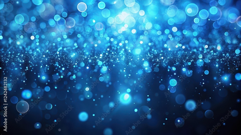 Softly glowing blue particles suspended in a dark abstract bokeh background, with gentle wisps of color bleeding into each other , dreamy, blue glow particle Softly glowing blue particles suspended in a dark abstract bokeh background, with gentle wisps of color bleeding into each other , dreamy, blue glow particle