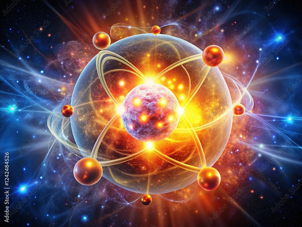 custom made wallpaper toronto digitalMicroscopic View: Deuterium Nuclear Fusion Process - High Depth of Field