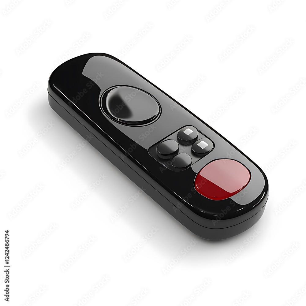3D Render of an Electric Garage Door Opener Remote, Isolated on White Background 3D Render of an Electric Garage Door Opener Remote, Isolated on White Background