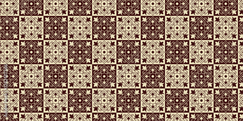 Decorative seamless pattern brown and vanila color, brown pattern, decoration pattern,