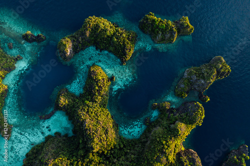 Islands in the archipelago Raja Ampat photo