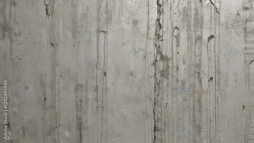 Old cement wall painted white texture and seamless background Generative AI Old cement wall painted white texture and seamless background Generative AI