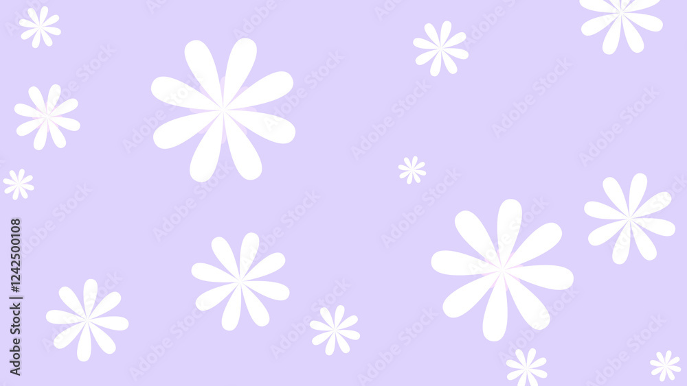 Background image of flower design (purple) Background image of flower design (purple)